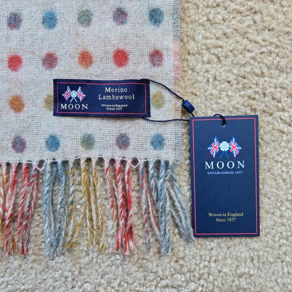 NWT Moon Merino Wool Colorful Dots